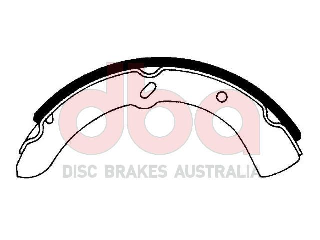 Street Series Brake Shoes [Ford Trader/ Mazda T Series 1981-00 320mm] - TecDoc Only