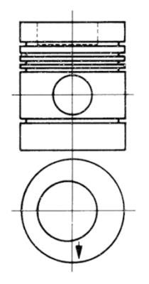 90274800 KOLBENSCHMIDT dugattyú