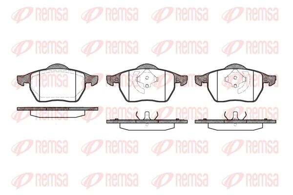 Premium Front Brake Pad Set Premium Front Brake Pad Set