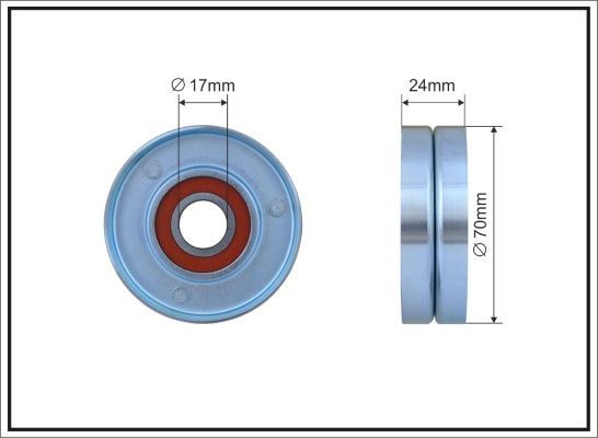 Tensioner Pulley, V-ribbed belt 66-99