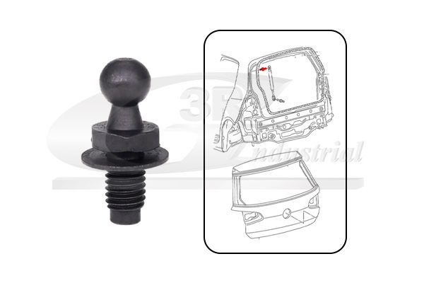 3RG 79700 - Heckt&uuml;rschloss