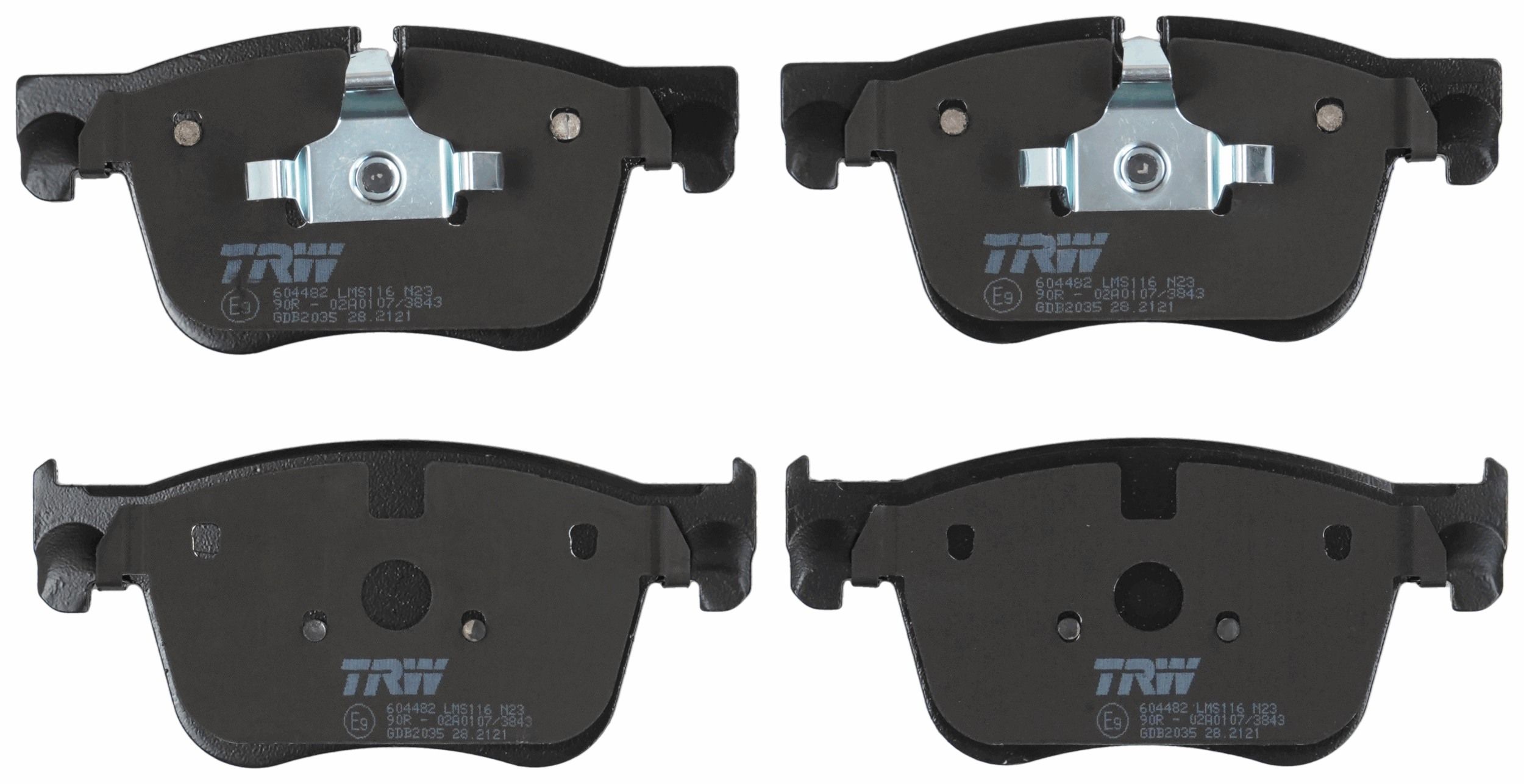 TRW DISC BRAKE PADS - TecDoc 2