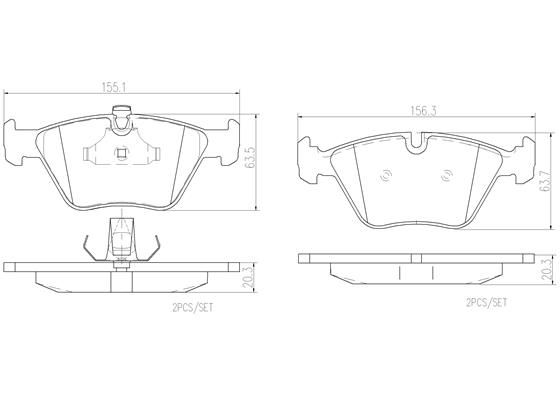 BMW 520i E39 96-03 (FRT) - TecDoc 1