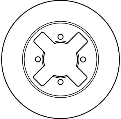 TRW BRAKE DISC - TWIN PACK - TecDoc 2