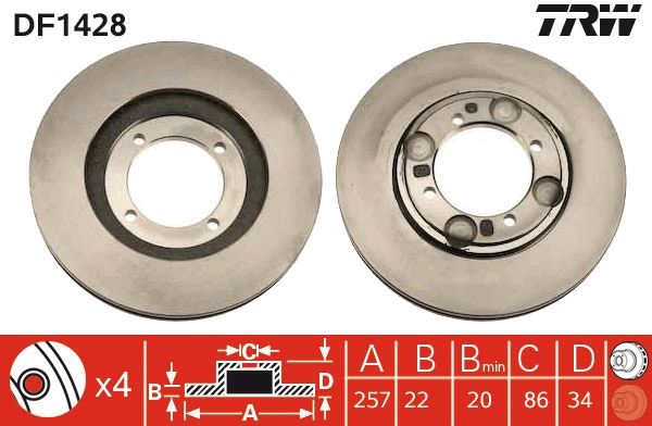 PAIRE DE DISQUES  9900