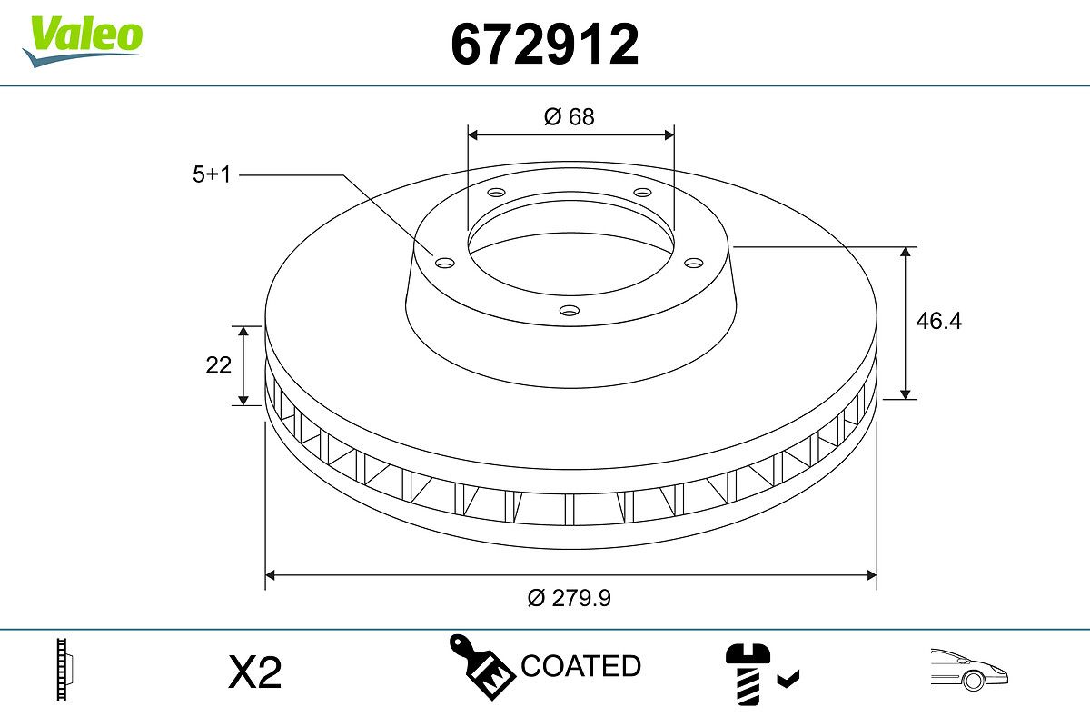 Brake Disc 672912