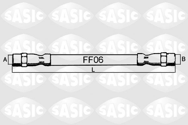 SBH6281 SASIC fékcső