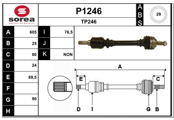 TRANS PEUGEOT 306 ABS  .