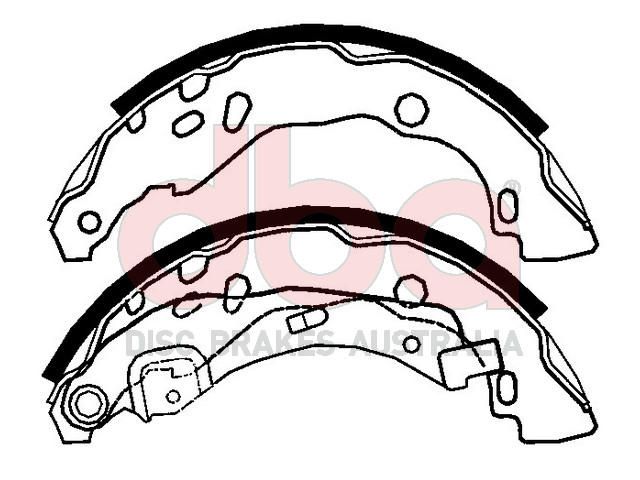 Street Series Brake Shoes [Renault Clio/Nissan Micra 203.2mm] - TecDoc Only