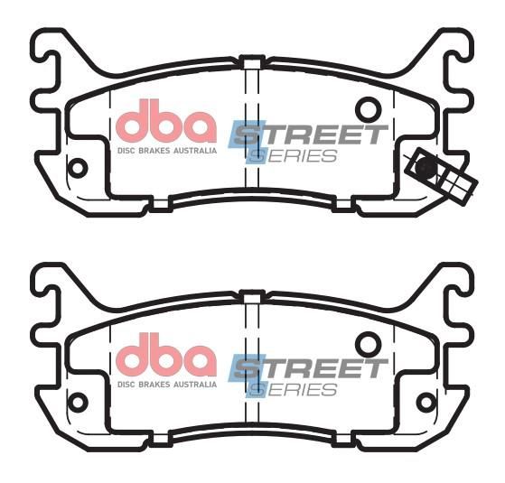 DBA SS STREET SERIES BRAKE PADS [ Mazdz MX-5 1.8L 1993-2001 R ] - TecDoc Only