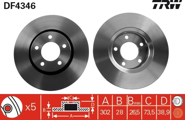 PAIRE DE DISQUES  9900