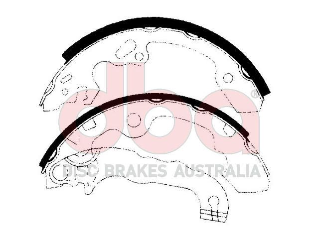 Street Series Brake Shoes [Ford Fiesta/Focus 203.2mm] - TecDoc Only