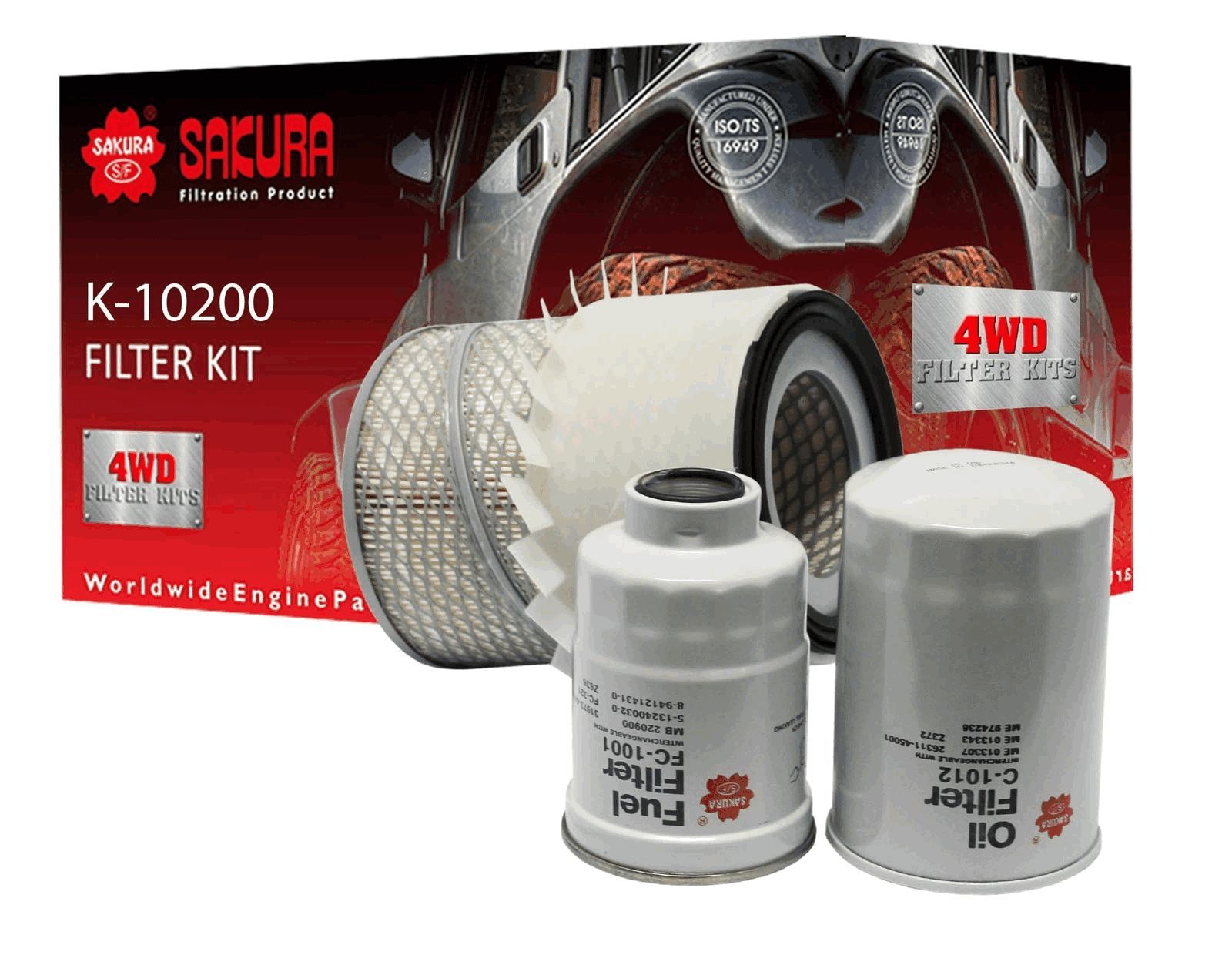 FILTER KIT OIL AIR FUEL - TecDoc Only