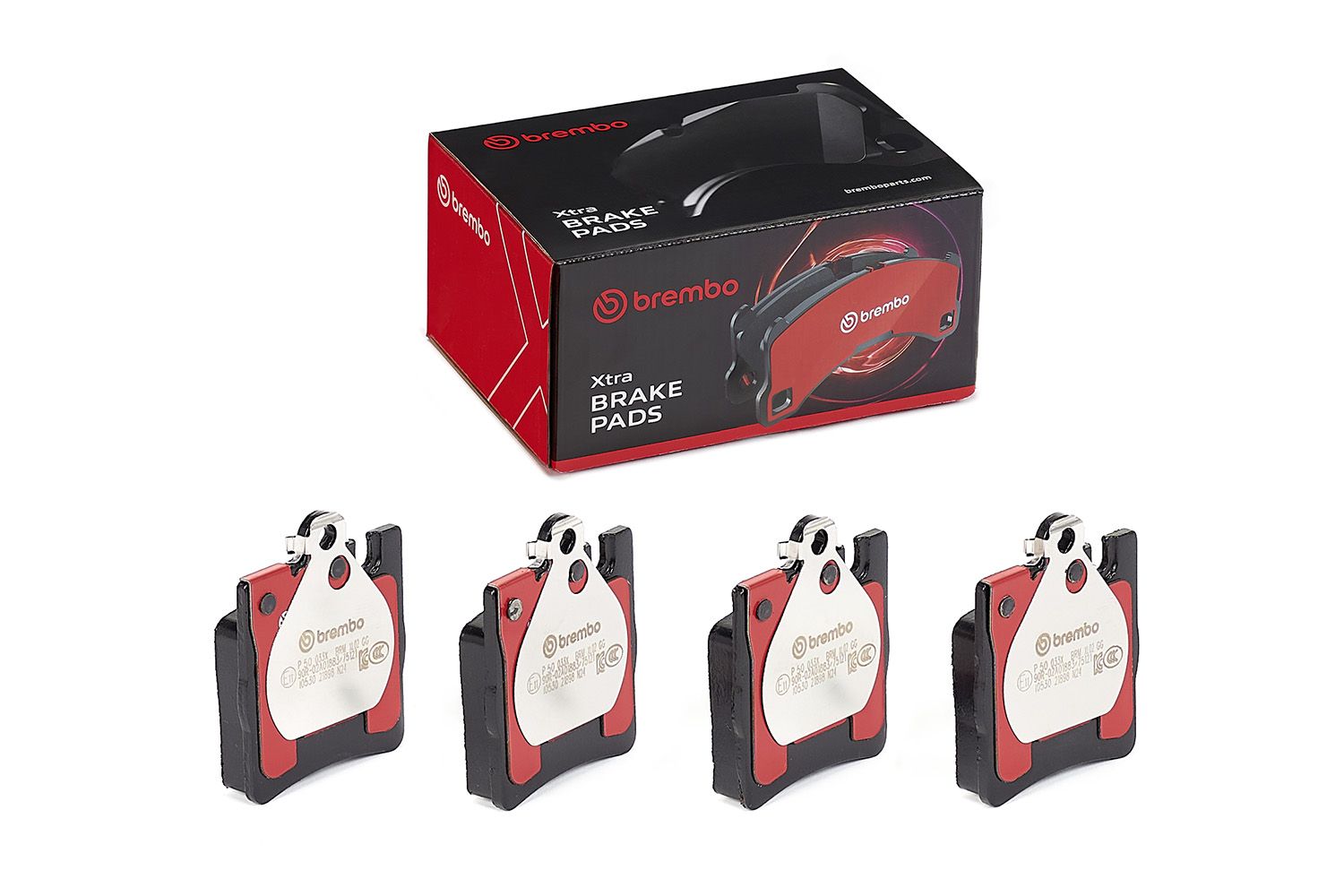 BREMBO P 50 033X - Bremsbelagsatz, Scheibenbremse XTRA LINE