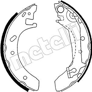 METELLI 53-0124 - Bremsbackensatz
