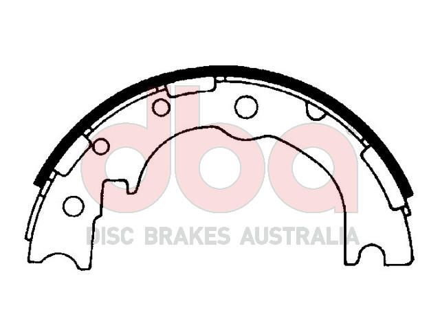 Street Series Brake Shoes [Toyota / Daihatsu [2Pcs] Transmission Parking Brake 178mm] - TecDoc Only