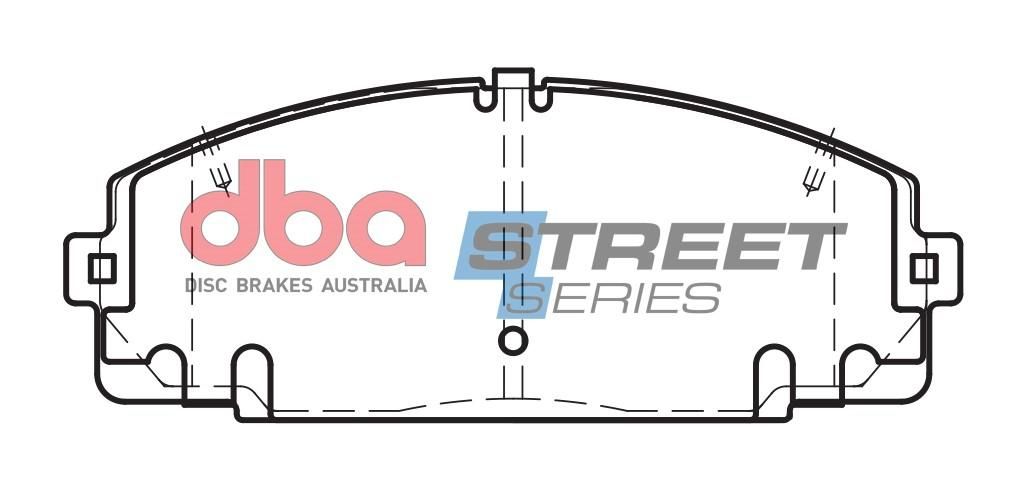 DBA SS STREET SERIES BRAKE PADS [ Toyota 1985 - on  F ] - TecDoc Only