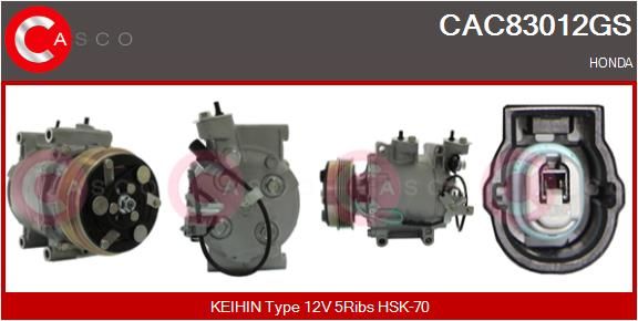 CAC83012GS CASCO Genuine kompresszor, klíma