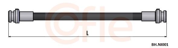 92.BH.NI001 COFLE fékcső