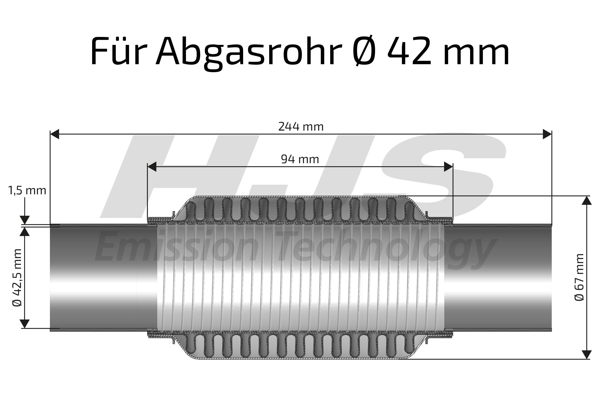 Flexrohr, Abgasanlage Flexrohr, Abgasanlage
