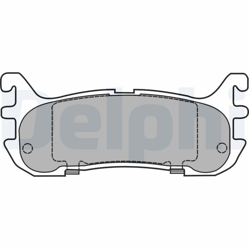 Brake Pad Set, disc brake LP1452