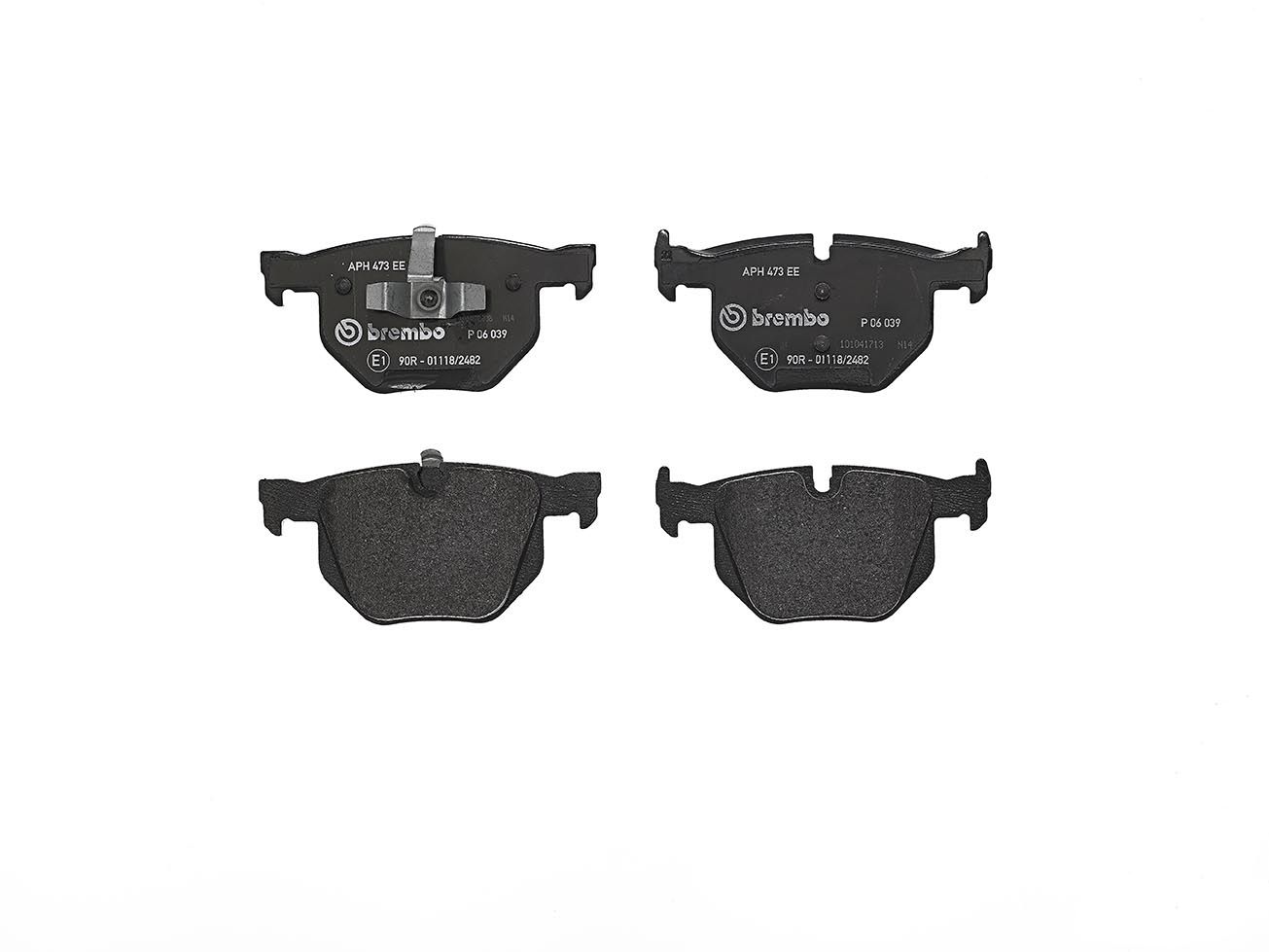 Brembo P 06 039 Bremsbelagsatz, Scheibenbremse