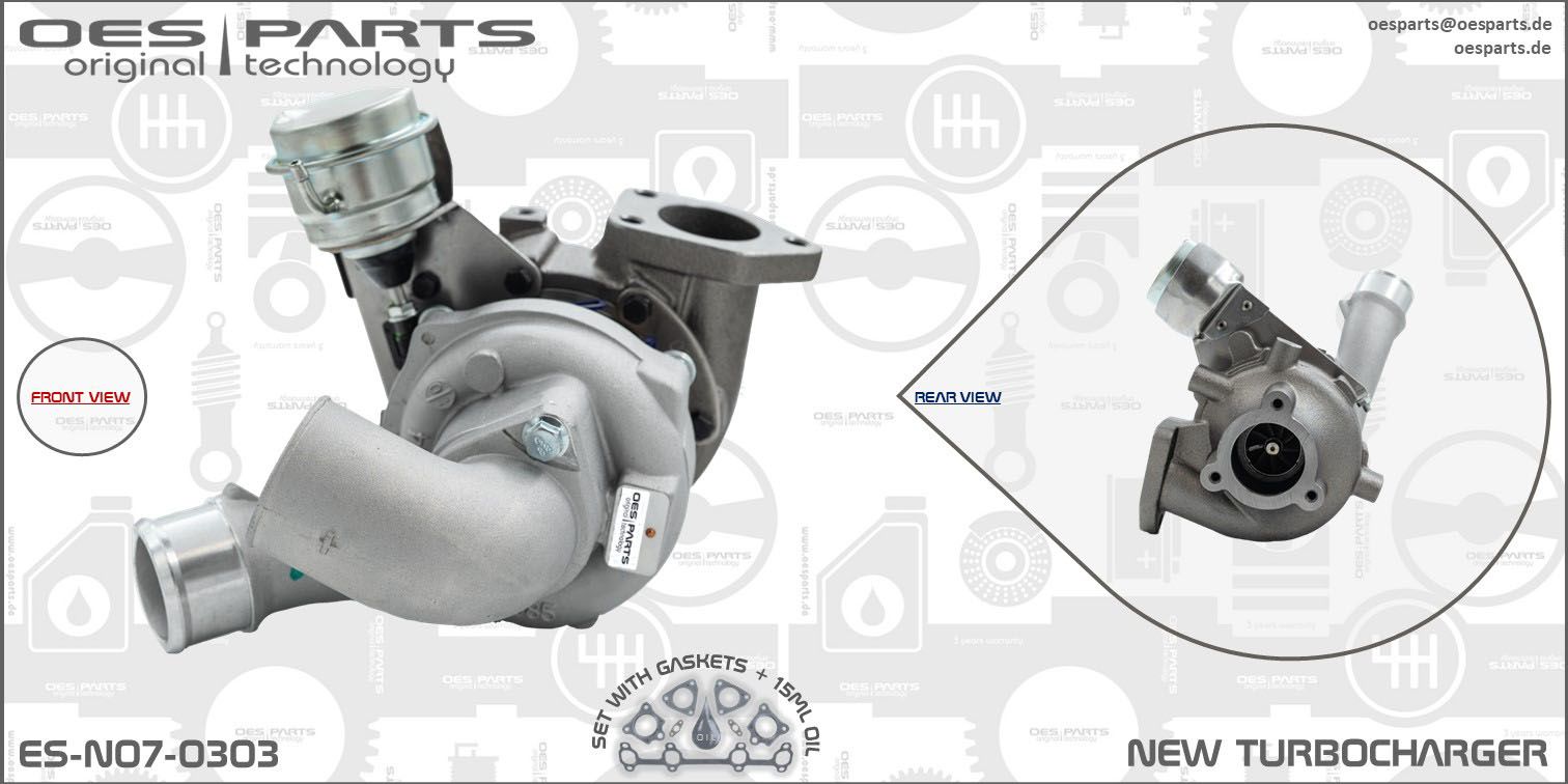 OES PARTS ES-N07-0303 - Lader, Aufladung
