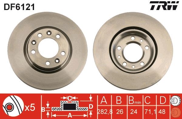 Brake Disc DF6121