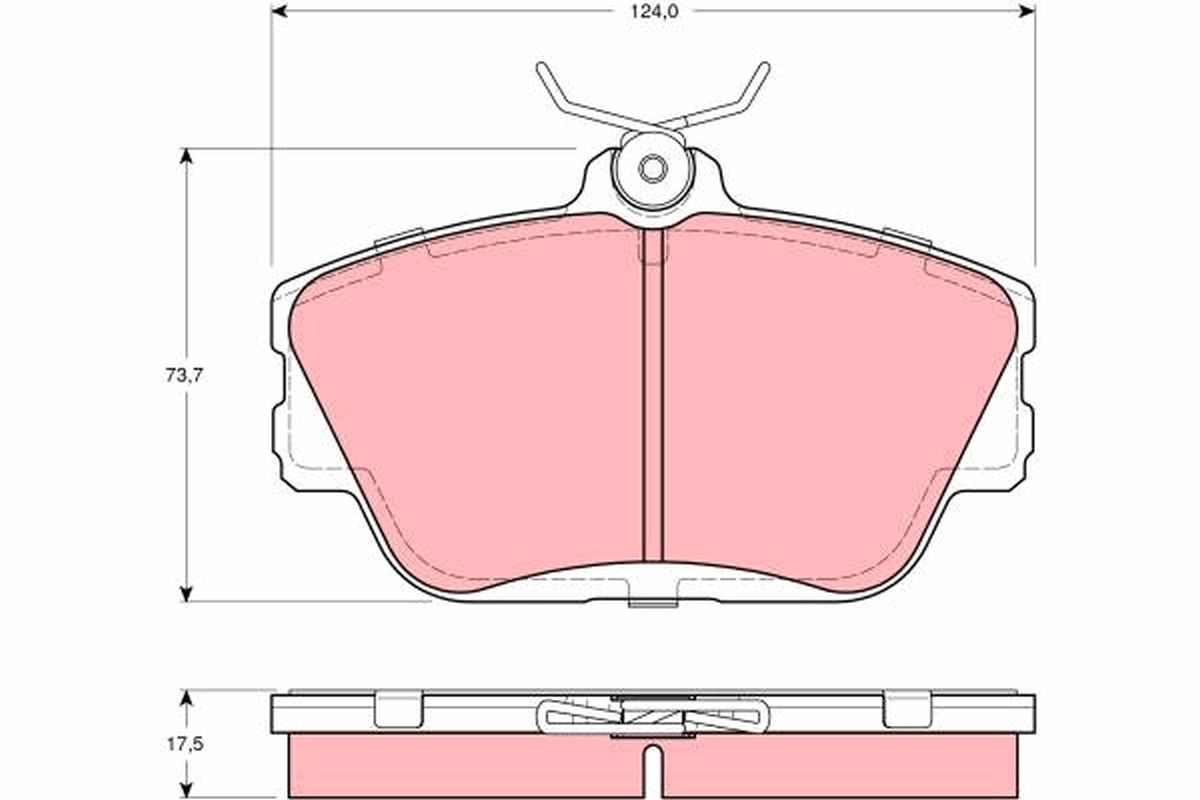 TRW DISC BRAKE PADS - TecDoc Only