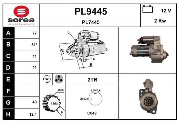 DEMARREUR PL -