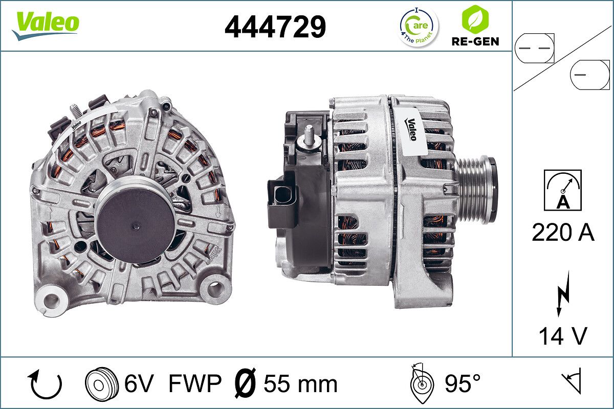 Alternator 444729