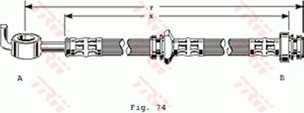 FLEXIBLE DE FREIN  9900