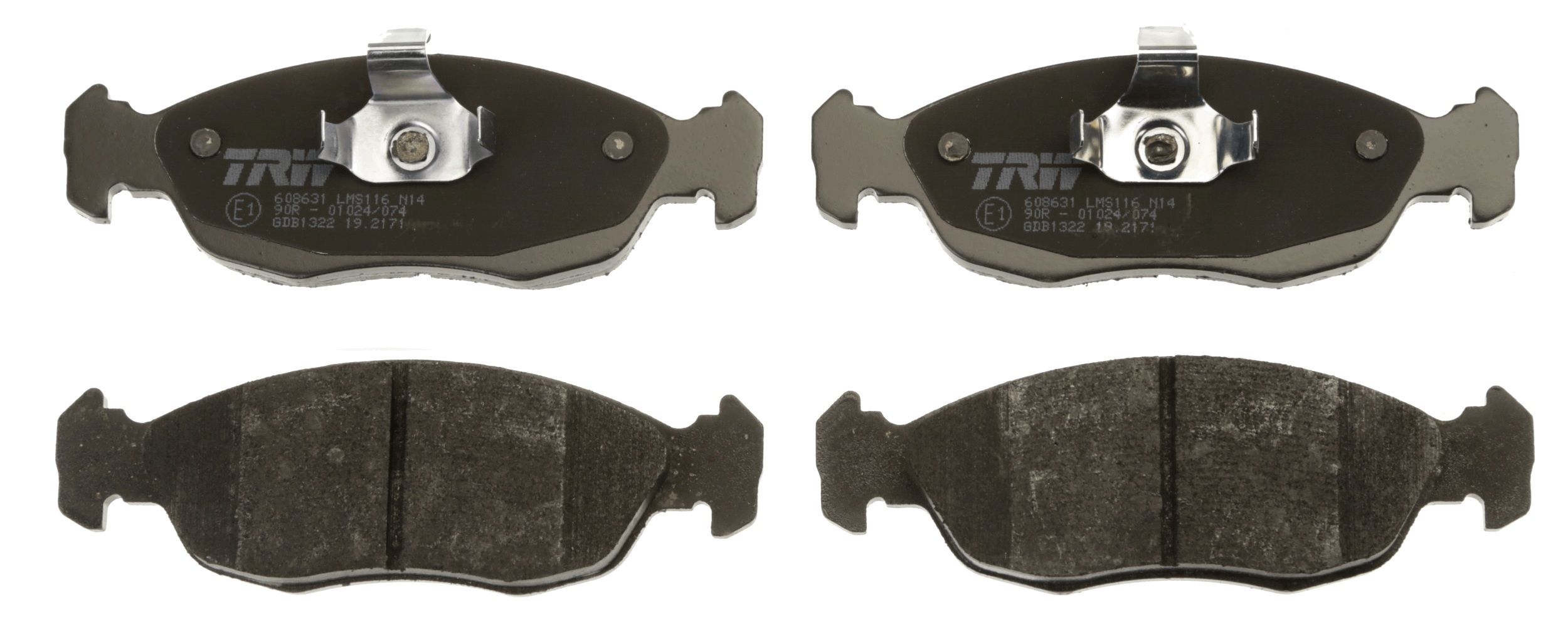 TRW DISC BRAKE PADS - TecDoc 2