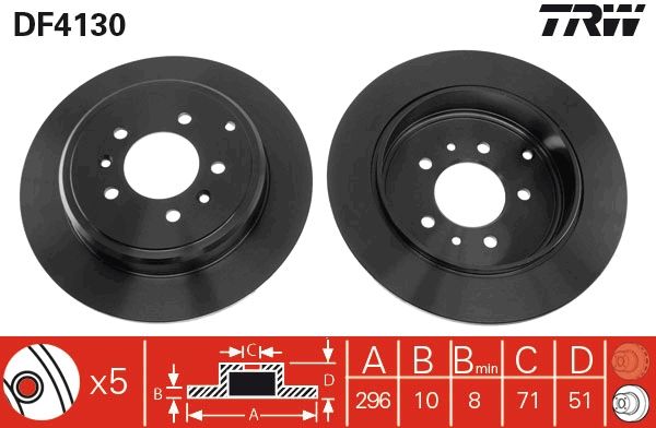 Brake Disc DF4130