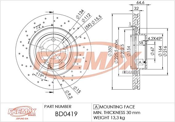 Brake Disc BD-0419