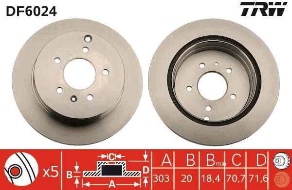 Brake Disc DF6024