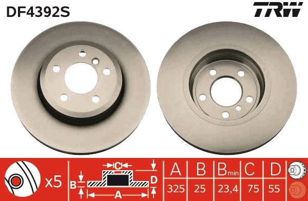 Brake Disc DF4392S