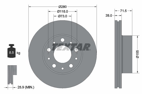 Brake Disc 92286103