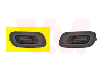 VAN WEZEL 1607592 Ventilation Grilles, bumper