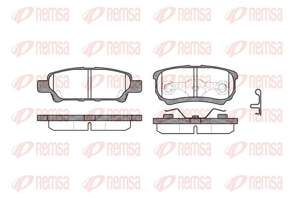 Brake Pad Set, disc brake 1051.02