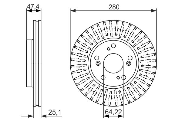 Brake Disc 0 986 479 625