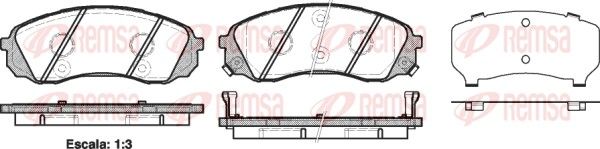 Brake Pad Set, disc brake 1291.02