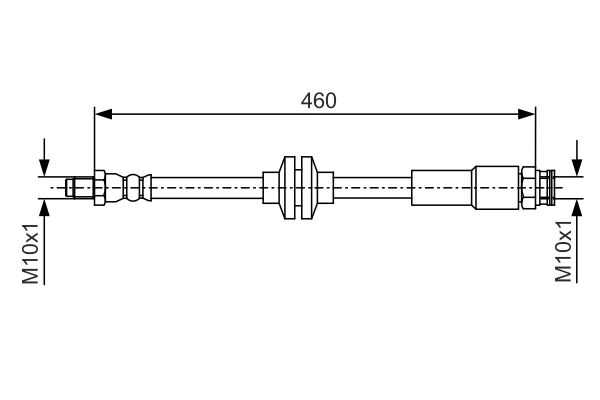 BOSCH 1 987 481 543 Brake Hose