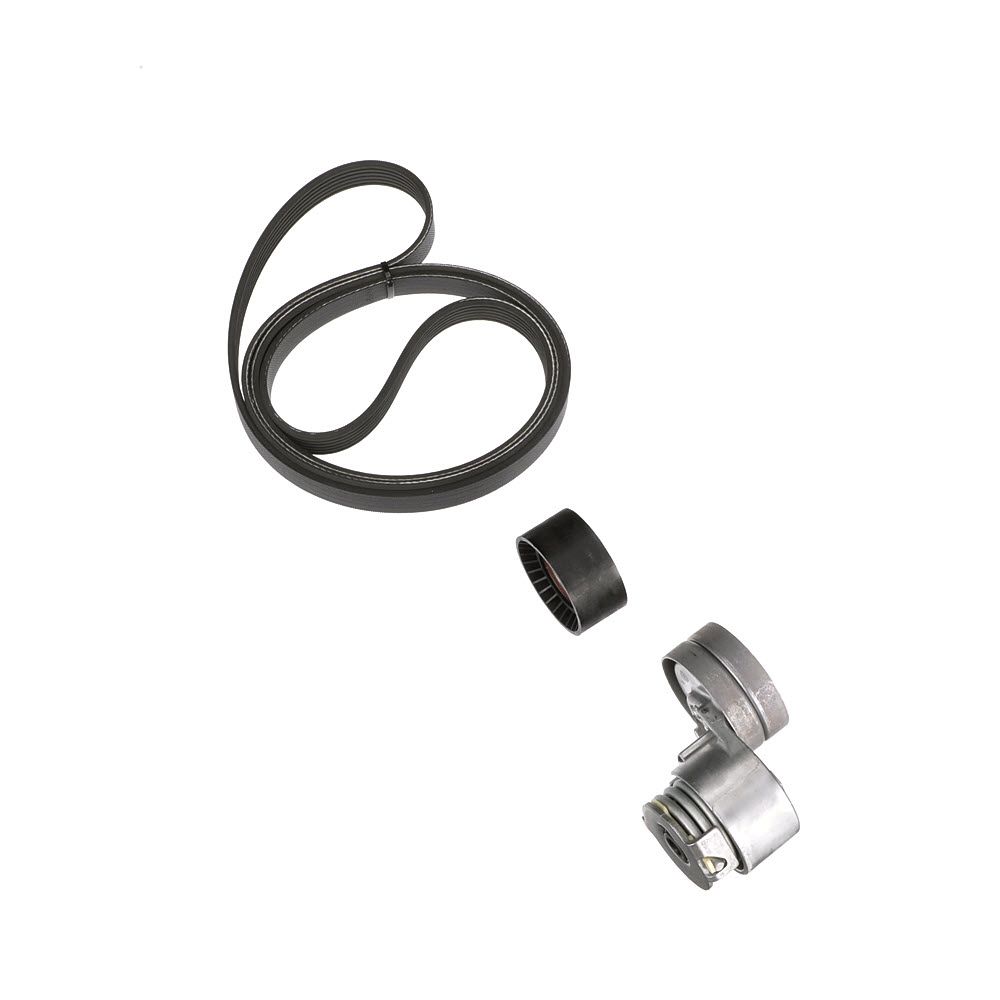 V formos rumbuotas diržas, komplektas