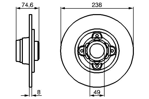 Brake Disc 0 986 478 557