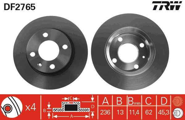 PAIRE DE DISQUES  9900