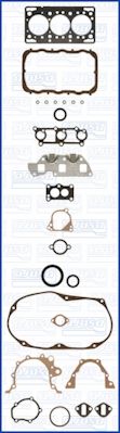 Juego completo de empaques, motor