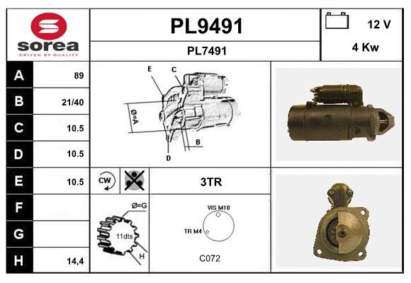 DEMARREUR PL -