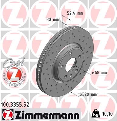 Brake Disc 100.3355.52