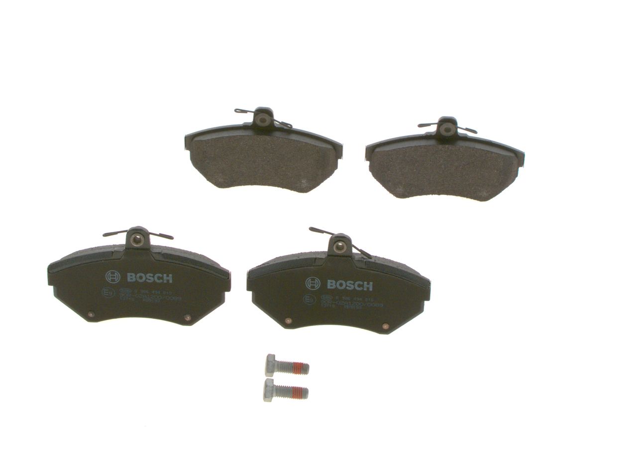 Brake Pad Set, disc brake 0 986 494 010